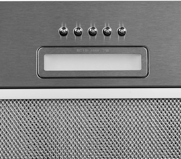 Вытяжка встраиваемая Lex GS Bloc LIGHT 600 INOX нержавеющая сталь управление: кнопочное (1 мотор)
