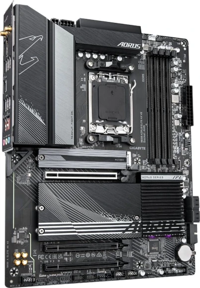 Материнская плата Gigabyte B650 AORUS ELITE AX V2 Socket AM5 AMD B650 4xDDR5 ATX AC`97 8ch(7.1) 2.5Gg RAID+HDMI+DP