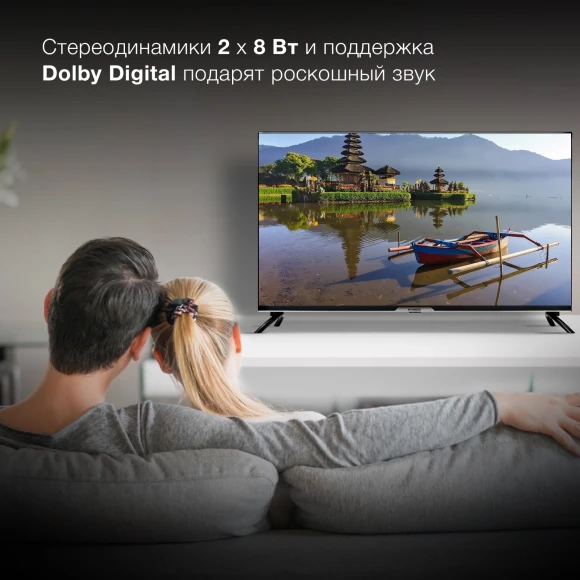 Телевизор LED Hyundai 40" H-LED40BS5003 Яндекс.ТВ Frameless черный FULL HD 60Hz DVB-T DVB-T2 DVB-C DVB-S DVB-S2 USB WiFi Smart TV Телевизор LED Hyundai 40" H-LED40BS5003 Яндекс.ТВ Frameless черный FULL HD 60Hz DVB-T DVB-T2 DVB-C DVB-S DVB-S2 USB WiFi Smart TV