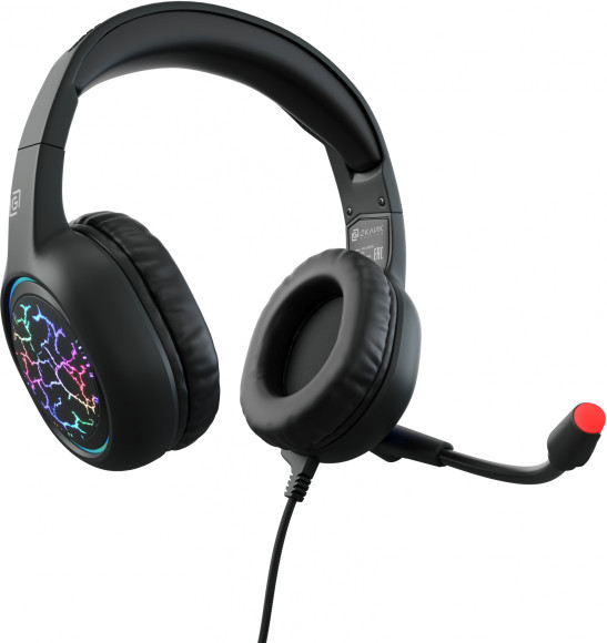 Наушники с микрофоном Оклик HS-L930G SNORTER черный 2.1м мониторные USB оголовье (1192375) Наушники с микрофоном Оклик HS-L930G SNORTER черный 2.1м мониторные USB оголовье (1192375)