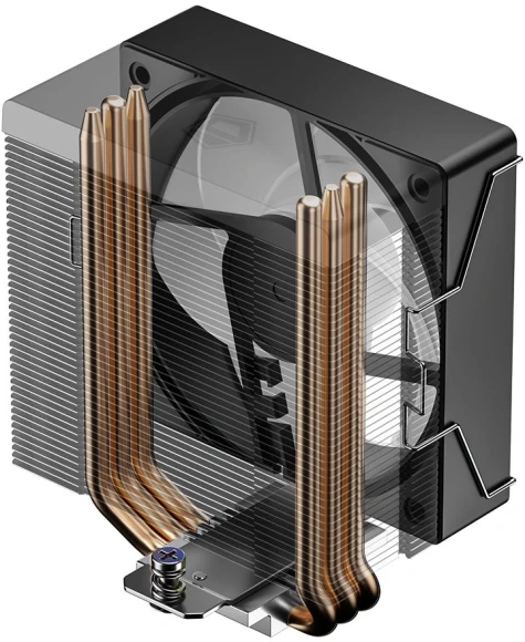 Устройство охлаждения(кулер) ID-Cooling SE-903-XT V2 RGB Soc-AM5/AM4/1200/1700/1851 серебристый/черный 4-pin 140-29.1dB Al+Cu 150W 650gr Ret