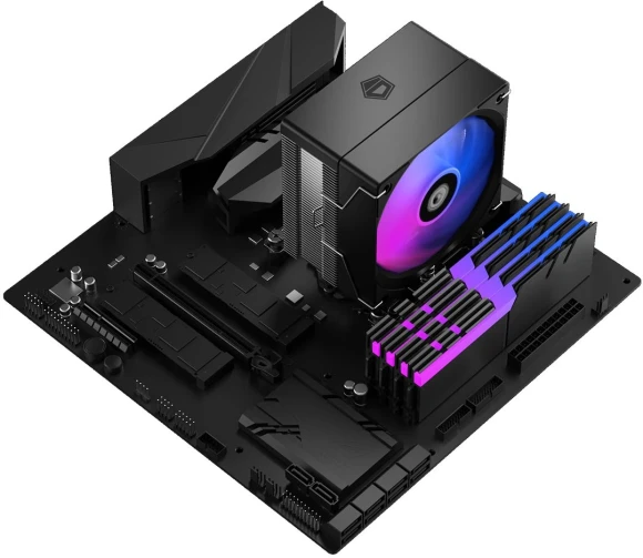 Устройство охлаждения(кулер) ID-Cooling SE-903-XT V2 RGB Soc-AM5/AM4/1200/1700/1851 серебристый/черный 4-pin 140-29.1dB Al+Cu 150W 650gr Ret