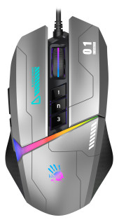Мышь A4Tech Bloody W60 Max Gun серый/черный оптическая 10000dpi USB 10but Мышь A4Tech Bloody W60 Max Gun серый/черный оптическая 10000dpi USB 10but