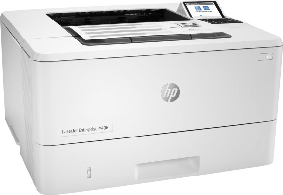 Принтер лазерный HP LaserJet Enterprise M406dn (3PZ15A) A4 Duplex Net белый Принтер лазерный HP LaserJet Enterprise M406dn (3PZ15A) A4 Duplex Net белый