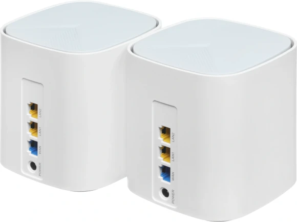 Бесшовный Mesh роутер Netis Neme X30S (NEME X30S (2 PACK)) AX3000 10/100/1000BASE-TX белый (упак.:2шт) Бесшовный Mesh роутер Netis Neme X30S (NEME X30S (2 PACK)) AX3000 10/100/1000BASE-TX белый (упак.:2шт)