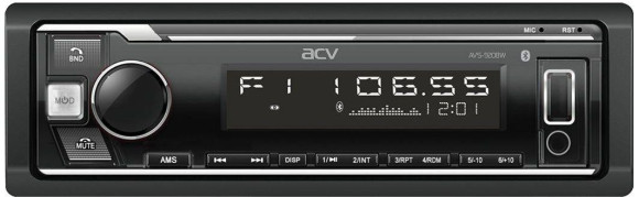 Автомагнитола ACV AVS-918BW 1DIN 4x50Вт (37623) Автомагнитола ACV AVS-918BW 1DIN 4x50Вт (37623)