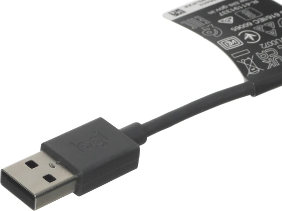 Камера Web Logitech HD Webcam Brio 100 черный 2Mpix (1920x1080) USB-A с микрофоном (960-001587)