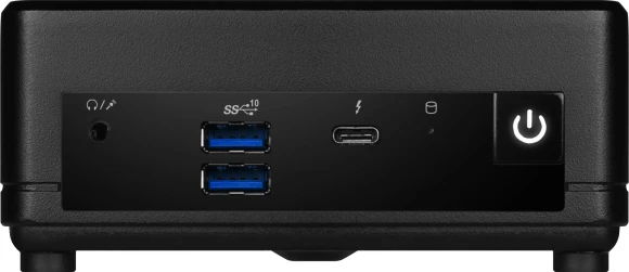 Неттоп MSI Cubi 5 1M-460BRU Core 7 150U (1.8) Graphics без ОС 2.5xGbitEth+1xGbitEth WiFi BT 65W черный (936-B0A821-460)