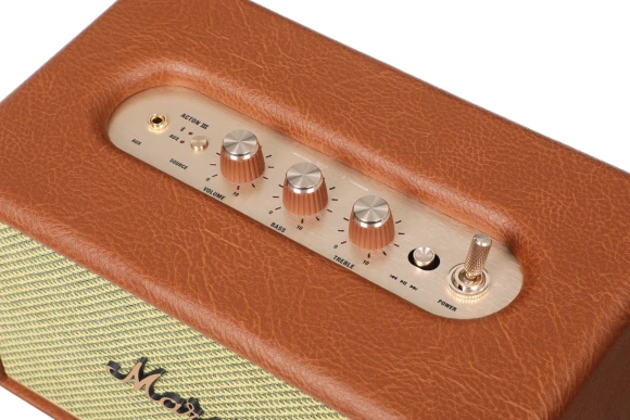 Колонка порт. Marshall Acton III коричневый/золотистый 60W 2.1 BT/3.5Jack 10м