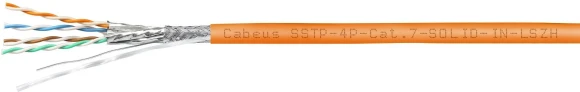 Кабель Cabeus FTP-4P-CAT.5E-SOLID-LSLTX-GY кат.5E F/UTP 4 пары PVC внутренний 305м серый Кабель Cabeus FTP-4P-CAT.5E-SOLID-LSLTX-GY кат.5E F/UTP 4 пары PVC внутренний 305м серый