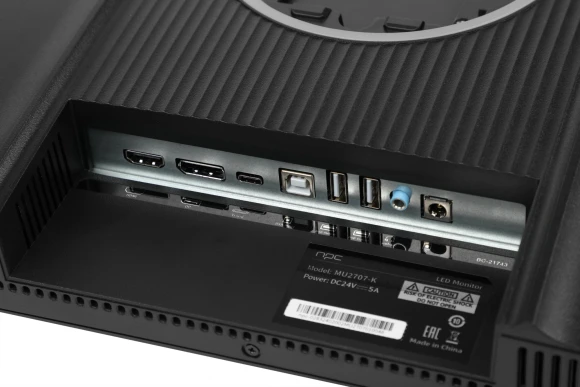 Монитор NPC 27" MU2707-K черный IPS LED 5ms 16:9 HDMI M/M матовая HAS Piv 1000:1 250cd 178гр/178гр 3840x2160 60Hz G-Sync FreeSync DP 4K USB 6.1кг Монитор NPC 27" MU2707-K черный IPS LED 5ms 16:9 HDMI M/M матовая HAS Piv 1000:1 250cd 178гр/178гр 3840x2160 60Hz G-Sync FreeSync DP 4K USB 6.1кг