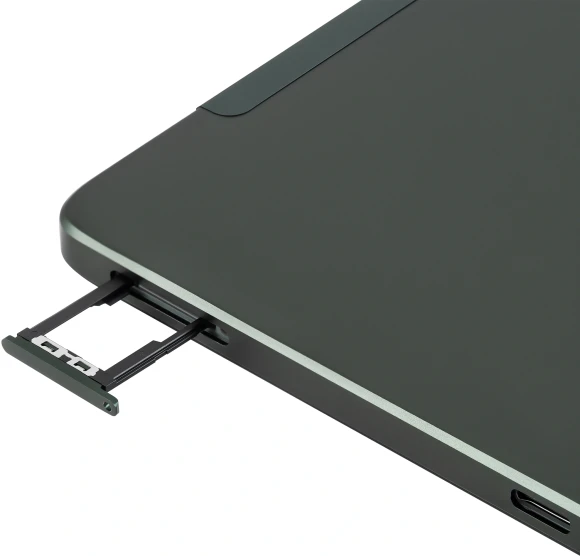 Планшет Digma Pro Pulse T606 (1.6) 8C RAM8Gb ROM128Gb 10.4" In-Cell 2000x1200 4G Android 14 темно-зеленый 13Mpix 5Mpix BT WiFi microSD 128Gb 7000mAh 500hrs