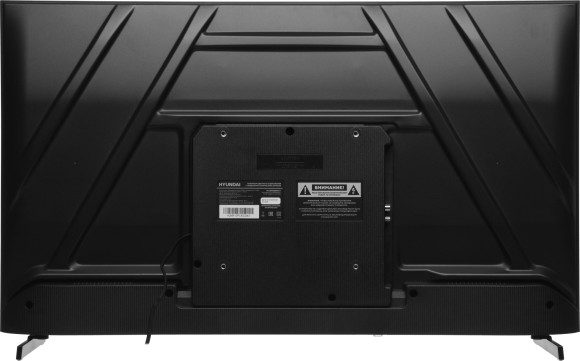 Телевизор LED Hyundai 40" H-LED40BS5011 Google TV Frameless Metal черный FULL HD 60Hz DVB-T DVB-T2 DVB-C DVB-S DVB-S2 USB WiFi Smart TV