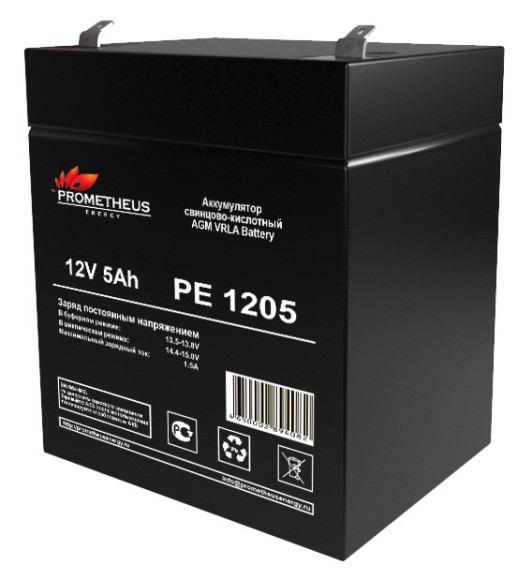 Батарея для ИБП Prometheus Energy PE 1205 12В 5Ач Батарея для ИБП Prometheus Energy PE 1205 12В 5Ач