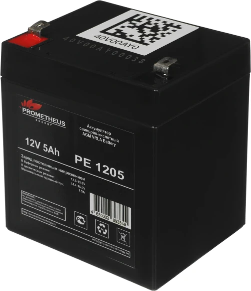 Батарея для ИБП Prometheus Energy PE 1205 12В 5Ач Батарея для ИБП Prometheus Energy PE 1205 12В 5Ач