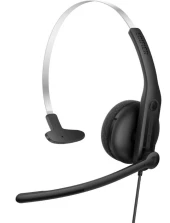 Гарнитура накладные Edifier CC100 1.5м черный проводные оголовье Гарнитура накладные Edifier CC100 1.5м черный проводные оголовье