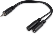 Адаптер аудио Buro BU-2XJACK-JACK 2xJack 3.5 (f)/Jack 3.5 (m) 0.2м. черный Адаптер аудио Buro BU-2XJACK-JACK 2xJack 3.5 (f)/Jack 3.5 (m) 0.2м. черный