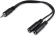 Адаптер аудио Buro BU-2XJACK-JACK 2xJack 3.5 (f)/Jack 3.5 (m) 0.2м. черный Адаптер аудио Buro BU-2XJACK-JACK 2xJack 3.5 (f)/Jack 3.5 (m) 0.2м. черный