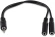 Адаптер аудио Buro BU-2XJACK-JACK 2xJack 3.5 (f)/Jack 3.5 (m) 0.2м. черный Адаптер аудио Buro BU-2XJACK-JACK 2xJack 3.5 (f)/Jack 3.5 (m) 0.2м. черный