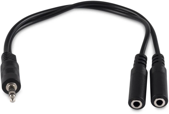 Адаптер аудио Buro BU-2XJACK-JACK 2xJack 3.5 (f)/Jack 3.5 (m) 0.2м. черный Адаптер аудио Buro BU-2XJACK-JACK 2xJack 3.5 (f)/Jack 3.5 (m) 0.2м. черный