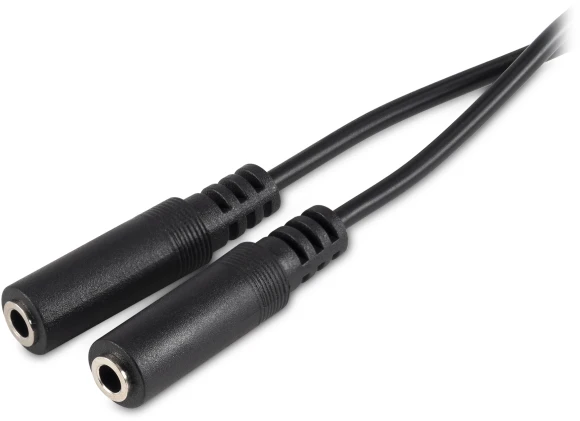 Адаптер аудио Buro BU-2XJACK-JACK 2xJack 3.5 (f)/Jack 3.5 (m) 0.2м. черный Адаптер аудио Buro BU-2XJACK-JACK 2xJack 3.5 (f)/Jack 3.5 (m) 0.2м. черный
