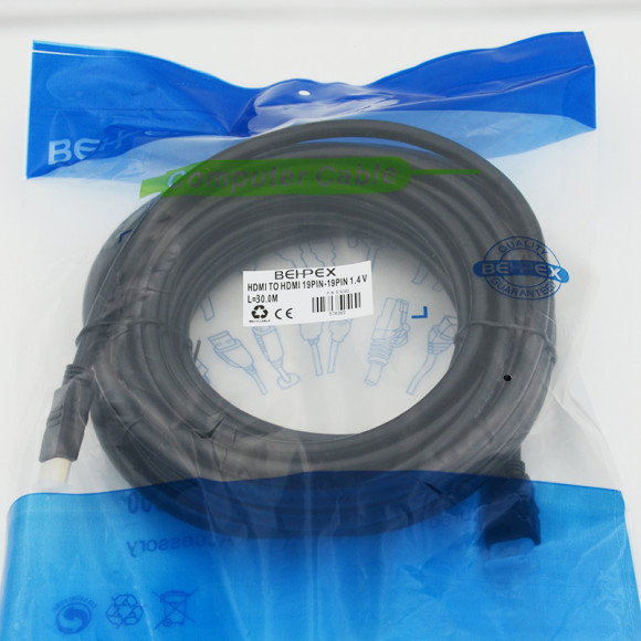 Кабель аудио-видео HDMI (m)/HDMI (m) 20м. черный Кабель аудио-видео HDMI (m)/HDMI (m) 20м. черный