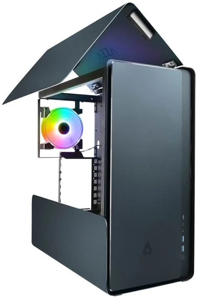 Корпус Azza Cast черный без БП ATX 3x120mm 2x140mm 2xUSB3.0 audio bott PSU Корпус Azza Cast черный без БП ATX 3x120mm 2x140mm 2xUSB3.0 audio bott PSU