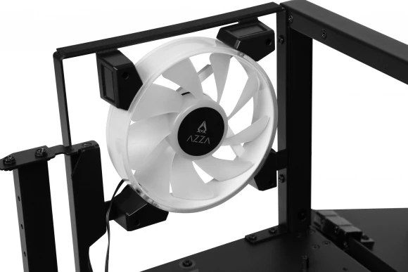 Корпус Azza Cast черный без БП ATX 3x120mm 2x140mm 2xUSB3.0 audio bott PSU Корпус Azza Cast черный без БП ATX 3x120mm 2x140mm 2xUSB3.0 audio bott PSU