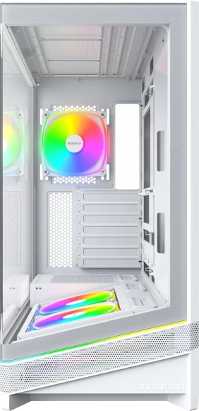 Корпус Montech Sky 3 белый без БП ATX 5x120mm 5x140mm 2xUSB3.0 audio bott PSU