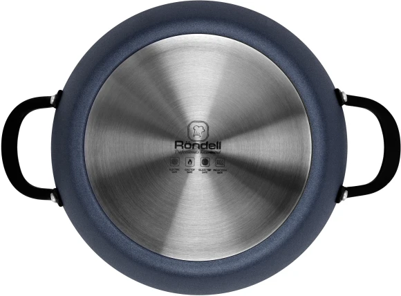 Сотейник Rondell Evolution-R RDA-799 3.4л. d=26см (с крышкой) графитовый Сотейник Rondell Evolution-R RDA-799 3.4л. d=26см (с крышкой) графитовый