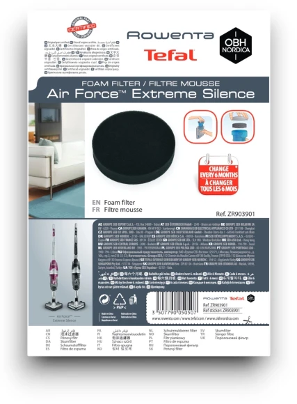 Фильтр Tefal ZR903901 (1фильт.)