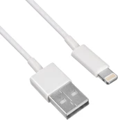 Кабель KingPrice KP-USBAL-1.5m USB (m)-Lightning (m) 1.5м белый Кабель KingPrice KP-USBAL-1.5m USB (m)-Lightning (m) 1.5м белый