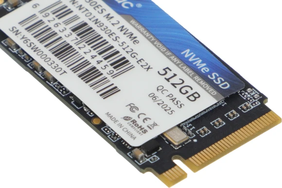 Накопитель SSD Netac PCIe 3.0 x2 512GB NT01N930ES-512G-E2X N930ES M.2 2242