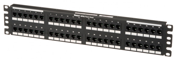 Патч-панель Panduit DP485E88TGY 19" 2U 48xRJ45 кат.5E