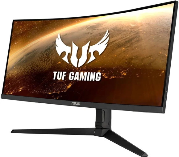 Монитор Asus 34" TUF Gaming VG34VQL1B темно-серый VA LED 1ms 21:9 HDMI M/M матовая HAS Piv 550cd 178гр/178гр 3440x1440 165Hz DP 2K USB 9.01кг Монитор Asus 34" TUF Gaming VG34VQL1B темно-серый VA LED 1ms 21:9 HDMI M/M матовая HAS Piv 550cd 178гр/178гр 3440x1440 165Hz DP 2K USB 9.01кг