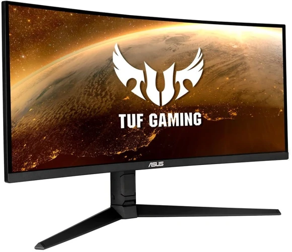 Монитор Asus 34" TUF Gaming VG34VQL1B темно-серый VA LED 1ms 21:9 HDMI M/M матовая HAS Piv 550cd 178гр/178гр 3440x1440 165Hz DP 2K USB 9.01кг Монитор Asus 34" TUF Gaming VG34VQL1B темно-серый VA LED 1ms 21:9 HDMI M/M матовая HAS Piv 550cd 178гр/178гр 3440x1440 165Hz DP 2K USB 9.01кг