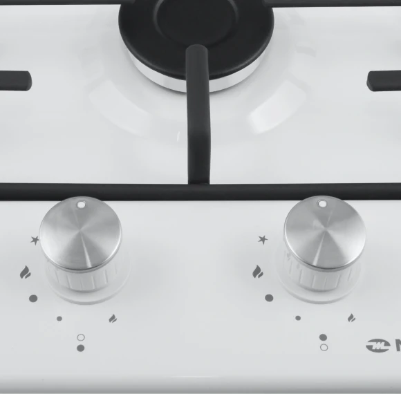 Газовая варочная поверхность Maunfeld EGHE.32.3EW\G белый Газовая варочная поверхность Maunfeld EGHE.32.3EW\G белый