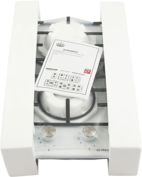 Газовая варочная поверхность Maunfeld EGHE.32.3EW\G белый Газовая варочная поверхность Maunfeld EGHE.32.3EW\G белый