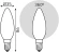 Лампа светодиодная Gauss Filament 103201209 9Вт цок.:E14 свеча 220B св.свеч.бел.нейт. (упак.:10шт)