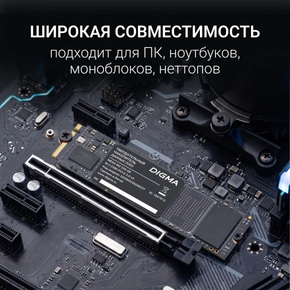 Накопитель SSD Digma PCIe 3.0 x4 256GB DGSM3256GM23T Mega M2 M.2 2280