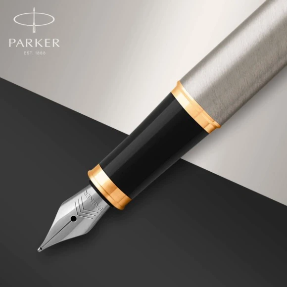Ручка перьев. Parker IM Core F321 (1931649) Brushed Metal GT F сталь нержавеющая подар.кор. Ручка перьев. Parker IM Core F321 (1931649) Brushed Metal GT F сталь нержавеющая подар.кор.
