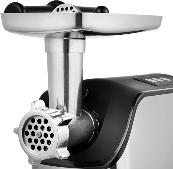 Мясорубка Kitfort КТ-2103 1800Вт серебристый/черный Мясорубка Kitfort КТ-2103 1800Вт серебристый/черный