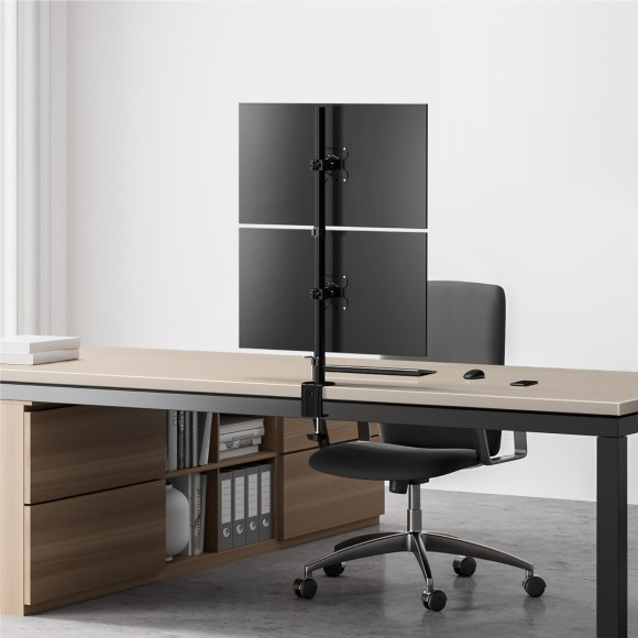 Кронштейн для мониторов Onkron D208E черный 13"-34" макс.16кг настольный поворот и наклон Кронштейн для мониторов Onkron D208E черный 13"-34" макс.16кг настольный поворот и наклон