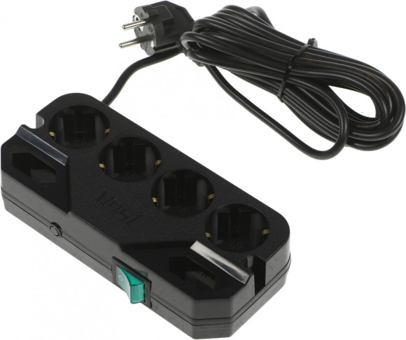 Сетевой фильтр Most CRG 5м (6 розеток) черный (блистер)