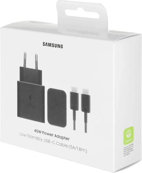 Сетевое зар./устр. Samsung EP-4511 45W 3A (PD) USB Type-C для Samsung черный (EP-T4511XBEGWW) Сетевое зар./устр. Samsung EP-4511 45W 3A (PD) USB Type-C для Samsung черный (EP-T4511XBEGWW)