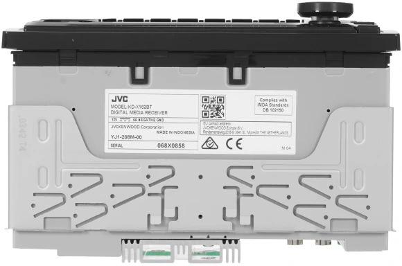 Автомагнитола JVC KD-X182BT 1DIN 4x50Вт v4.2 ПДУ RDS