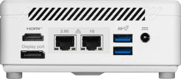 Неттоп MSI Cubi 5 1M-461BRU Core 7 150U (1.8) Graphics без ОС 2.5xGbitEth+1xGbitEth WiFi BT 65W белый (936-B0A822-461)