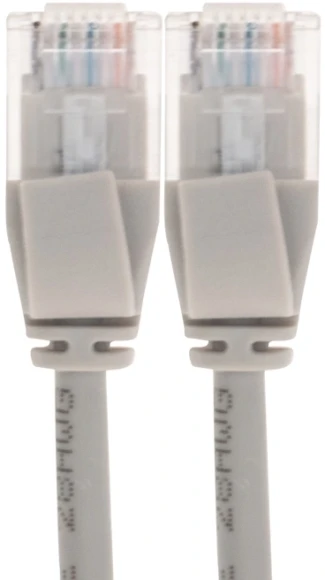 Патч-корд Rexant 02-0380-3 U/UTP RJ-45 вил. кат.6A 3м серый LSZH