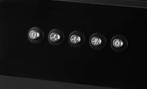 Вытяжка каминная Weissgauff Zaurak 60 PB черный управление: кнопочное (1 мотор)