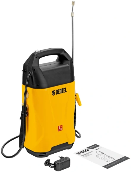 Опрыскиватель Denzel D-8LI аккум. наполь. 8л желтый/черный (64795)